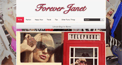 Desktop Screenshot of foreverjanet.com