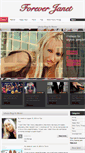 Mobile Screenshot of foreverjanet.com